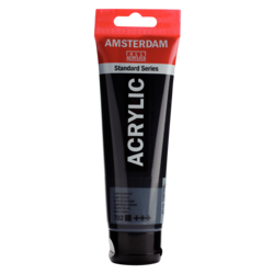 AMSTERDAM Peinture Acrylique Tube 120 ml Noir de Bougie 702
