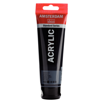 AMSTERDAM Peinture Acrylique Tube 120 ml Noir de Bougie 702