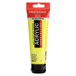 AMSTERDAM Peinture Acrylique Tube 120 ml Jaune Reflex 256