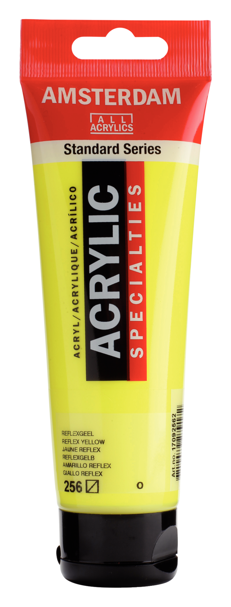 AMSTERDAM Peinture Acrylique Tube 120 ml Jaune Reflex 256