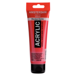 AMSTERDAM Peinture Acrylique Tube 120 ml Rouge Permanent Pourpre 348