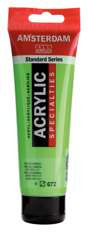 AMSTERDAM Peinture Acrylique Tube 120 ml Vert Reflex 672