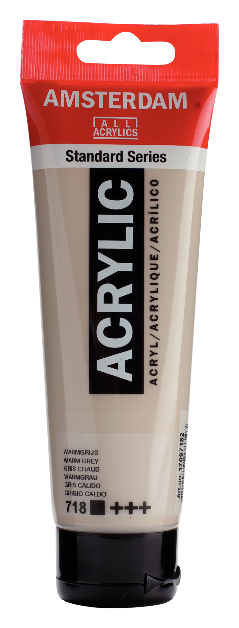 AMSTERDAM Peinture Acrylique Tube 120 ml Gris Chaud 718