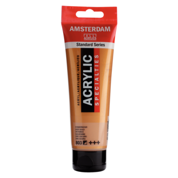 AMSTERDAM Peinture Acrylique Tube 120 ml Or Foncé 803