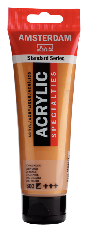 AMSTERDAM Peinture Acrylique Tube 120 ml Or Foncé 803