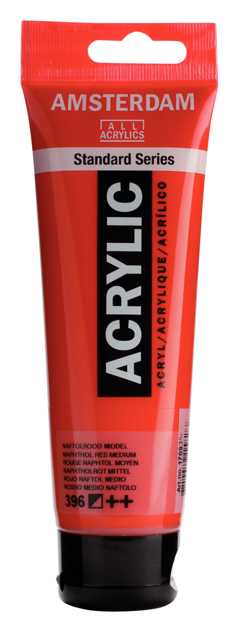 AMSTERDAM Peinture Acrylique Tube 120 ml Rouge Naphtol Moyen 396