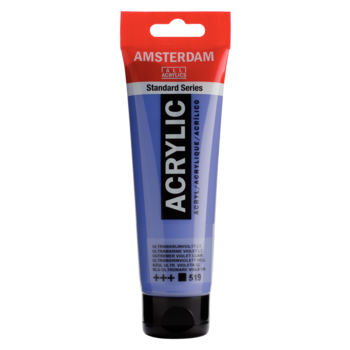 AMSTERDAM Peinture Acrylique Tube 120 ml Outremer Violet Clair 519