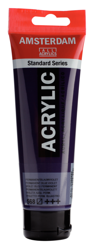 AMSTERDAM Peinture Acrylique Tube 120 ml Violet Bleuâtre Permanent 568