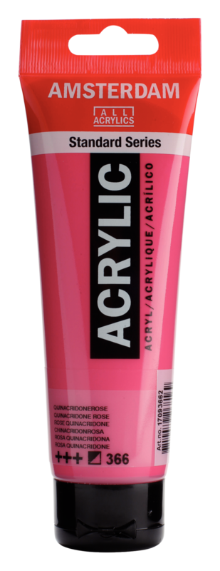 AMSTERDAM Amsterdam Acrylic Paint 120 ml - Quinacridone Rose