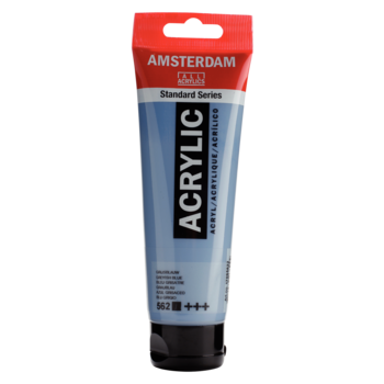 AMSTERDAM Peinture Acrylique Tube 120 ml Bleu Grisâtre 562