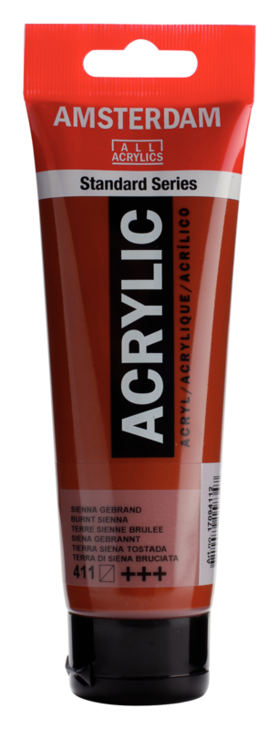 AMSTERDAM Peinture Acrylique Tube 120 ml Terre de Sienne Brûlée 411