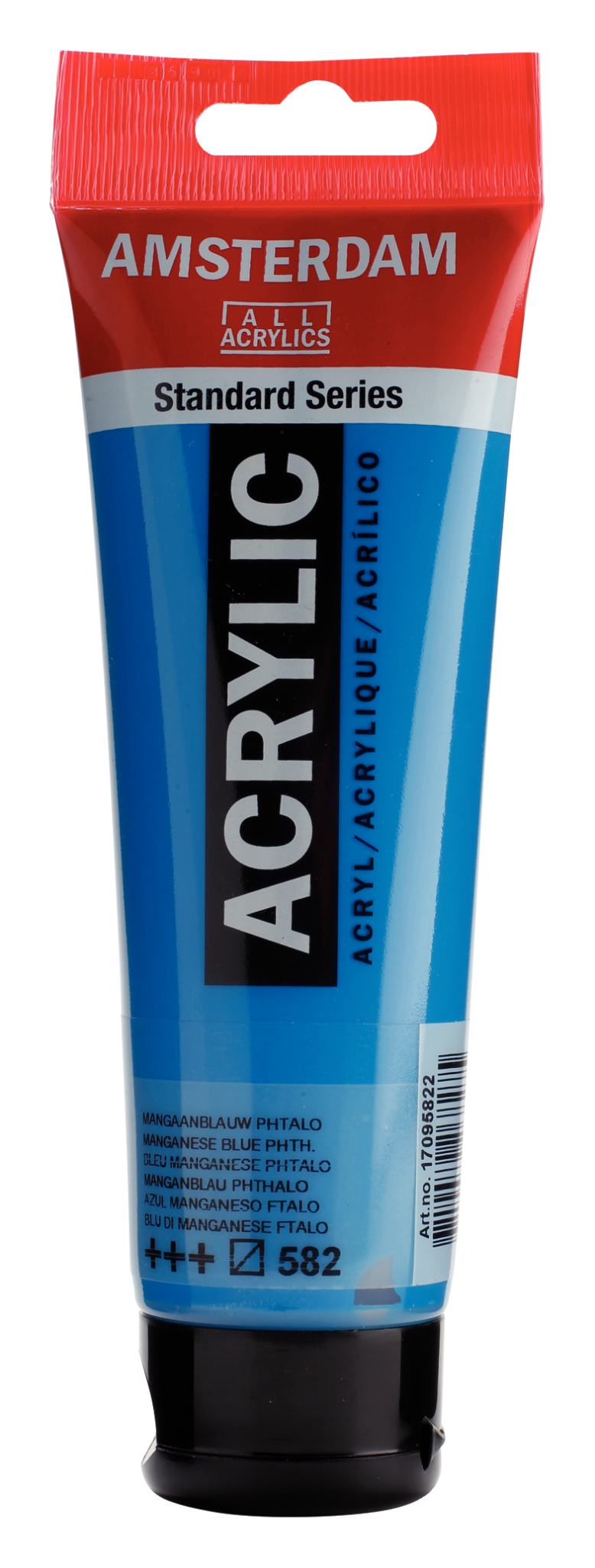 AMSTERDAM Peinture Acrylique Tube 120 ml Bleu Manganèse Phtalo 582