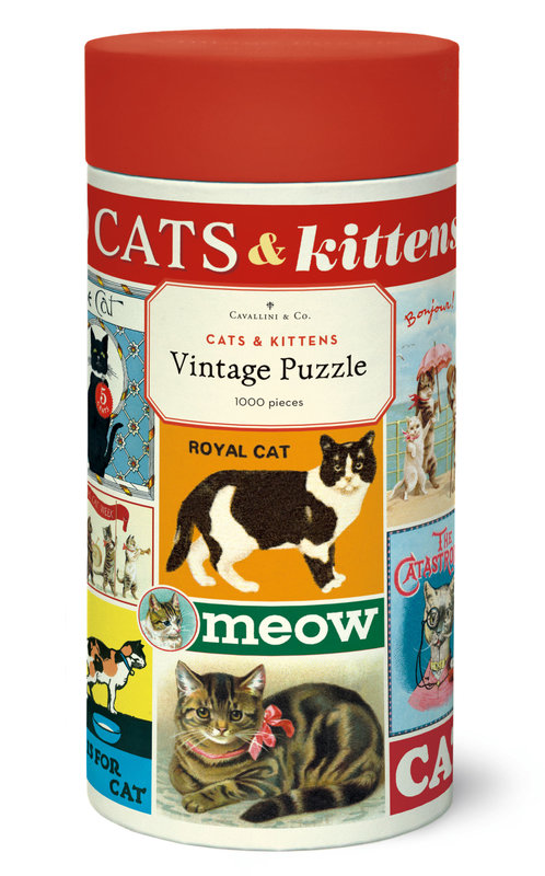 CAVALLINI & Co. Puzzle 1000 pieces 55x70cm Cats