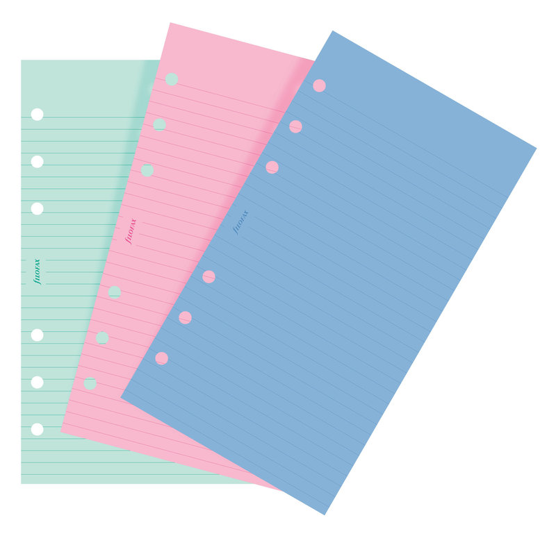 FILOFAX Sheet size: 9.5 x 17 cm  White sheets with 5 x 5 mm grid