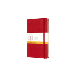 MOLESKINE Carnet Classique, Ligné, Grand Format, Rouge Écarlat, Couverture Rigide