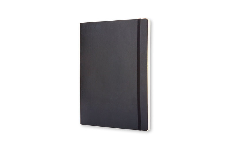 MOLESKINE Carnet Classique Très Grand Format Pages Blanches Noir Couverture Souple