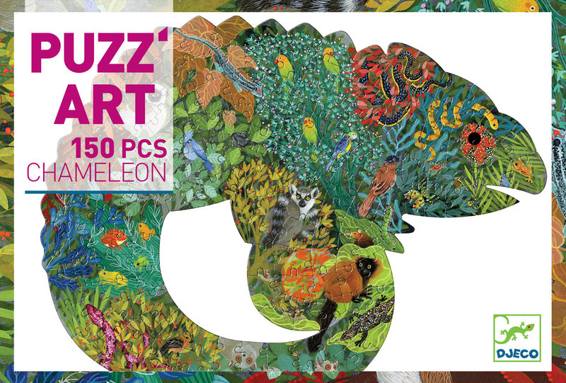 DJECO Puzz'Art Chameleon - 150 pcs