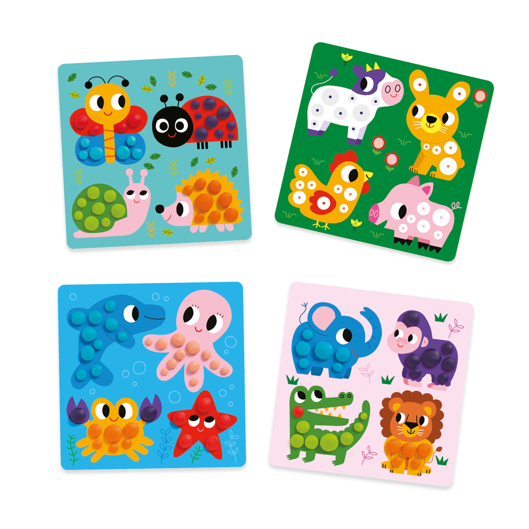 DJECO Pates A. Modeler Ronds De Pâte