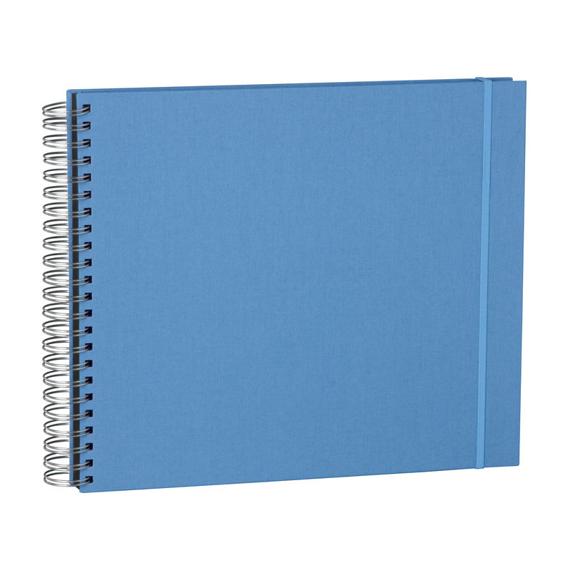 SEMIKOLON Maxi Mucho Photo Album - Tuscan Blue - Black pages