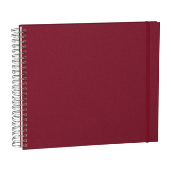 SEMIKOLON Album photos spiralé Maxi Mucho Bordeaux pages crème 34,5x30cm