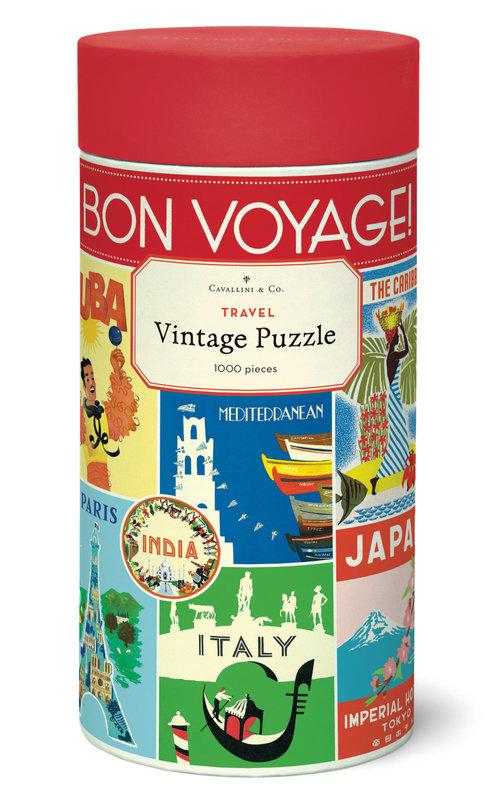 CAVALLINI & Co. Puzzle 1000 Pièces Voyages 55x70cm