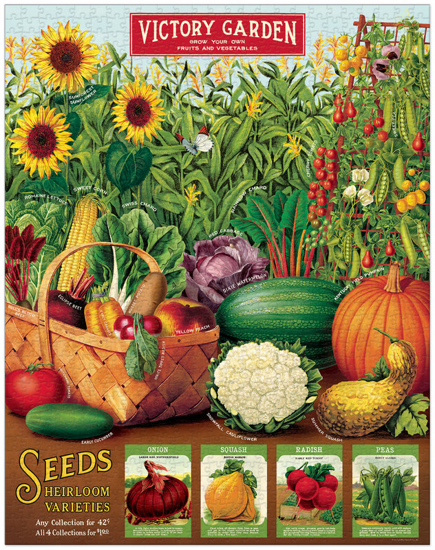 CAVALLINI & Co. Puzzle 1000 Pièces Potager 55x70cm