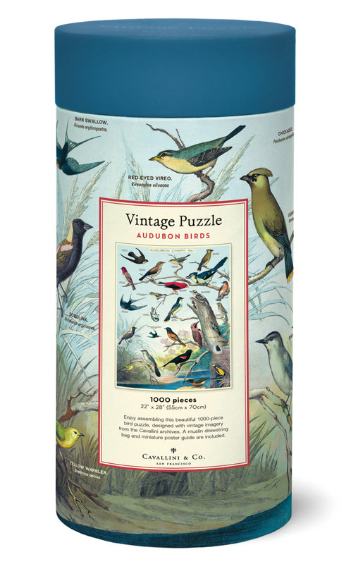 CAVALLINI & Co. Puzzle 1000 Pièces Audebon Birds 55 X 70 Cm