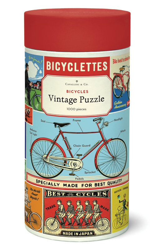 CAVALLINI & Co. Puzzle 1000 Pièces Bicycles 55x70cm