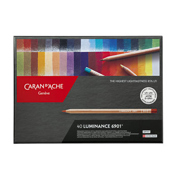 CARAN D'ACHE Luminance 6901® Carton of 40 colored pencils