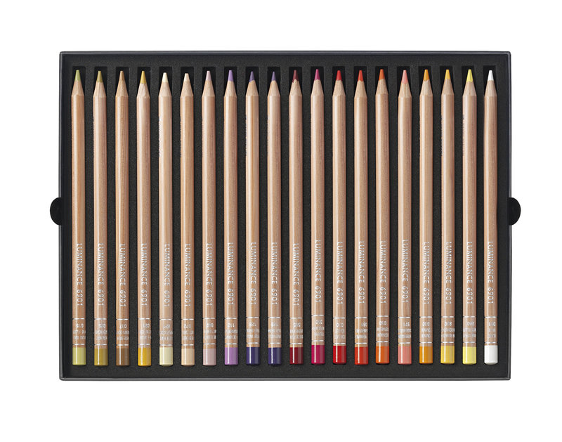 CARAN D'ACHE Luminance 6901® Boîte carton de 40 crayons de couleurs