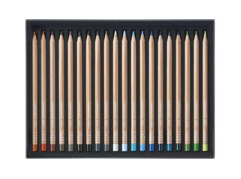 CARAN D'ACHE Luminance 6901® Boîte carton de 40 crayons de couleurs