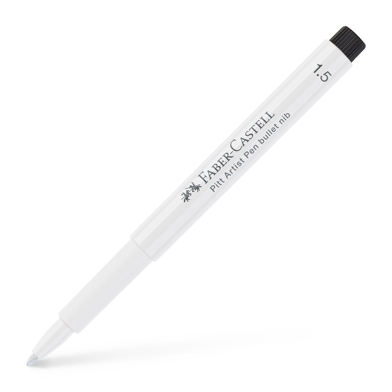 FABER CASTELL Feutre Pitt Artist Pen 1.5 Mm Col. 101 Blanc