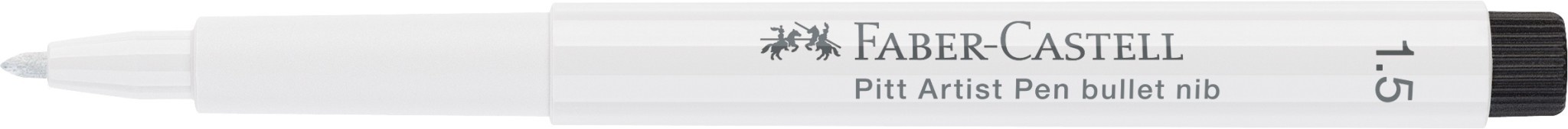 FABER CASTELL Feutre Pitt Artist Pen 1.5 mm col. 101 blanc