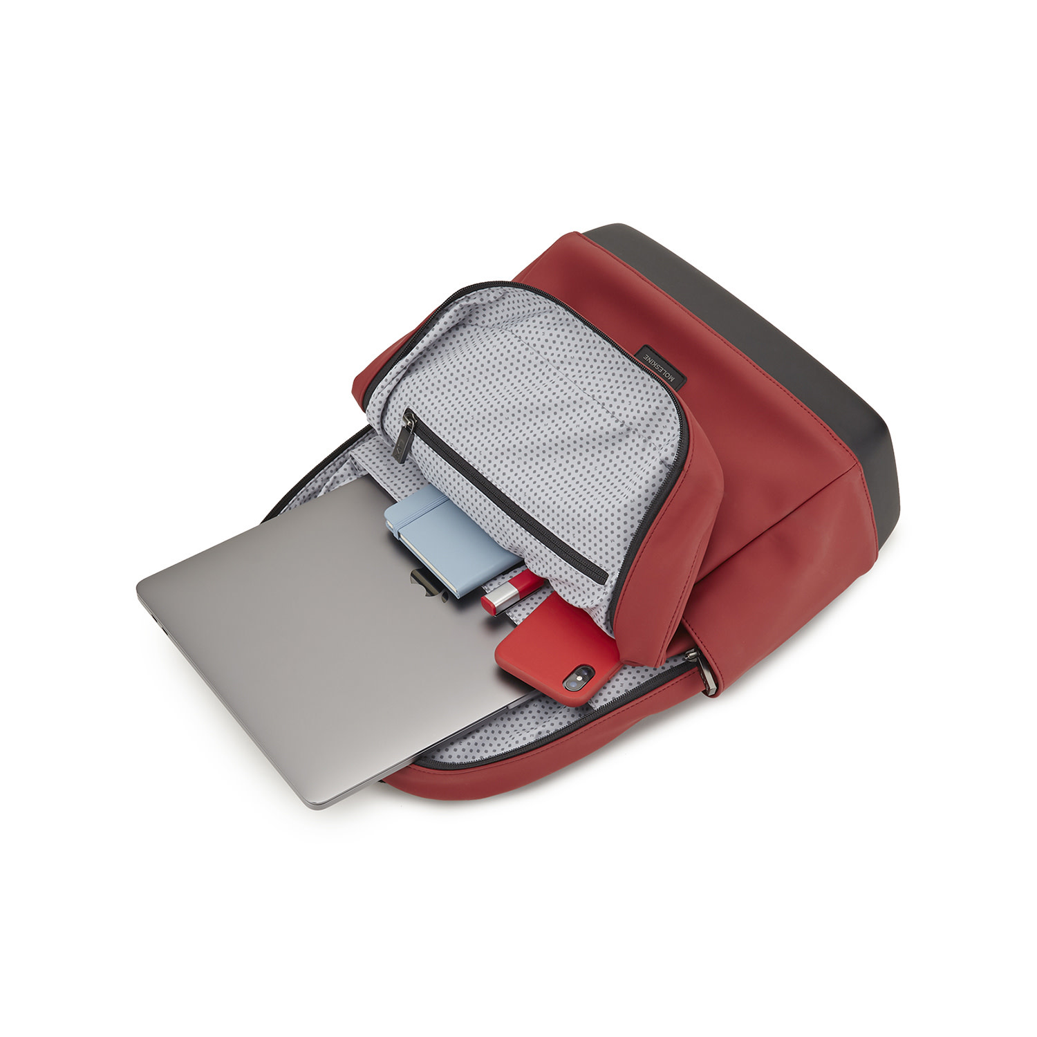 MOLESKINE PU soft-touch Collection The Backpack Bordeaux