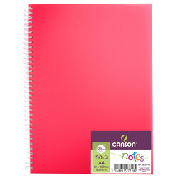 CANSON Carnet Spirale 50Fl  Notes Canson®  A4 120G  Pink