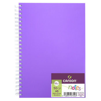 CANSON Carnet Spirale Notes 50Fl A5 120G Violet
