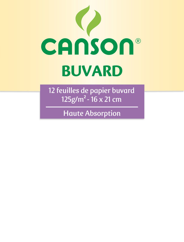 CANSON Bag of 12 Blotting Sheets 16X21 125G White