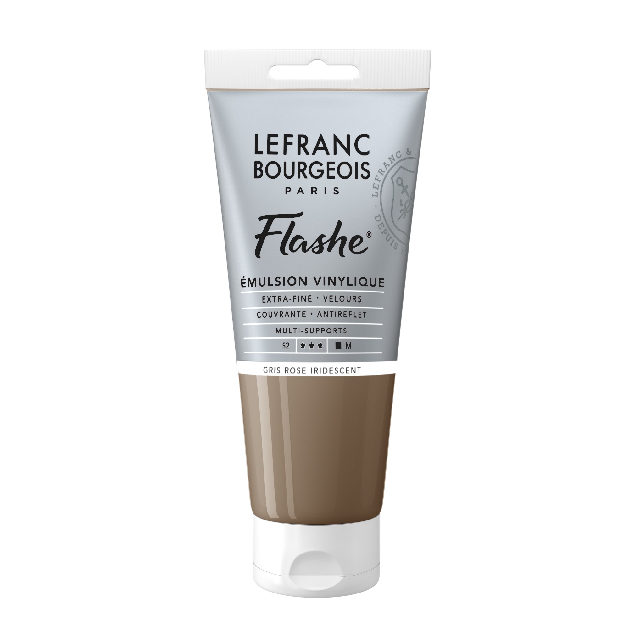 LEFRANC BOURGEOIS Flashe acrylique 80ml tube Gris rose iridescent
