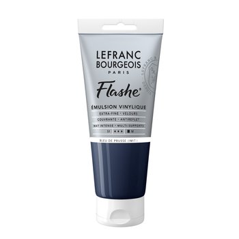 LEFRANC BOURGEOIS Flashe acrylique 80ml tube Bleu de prusse imitation