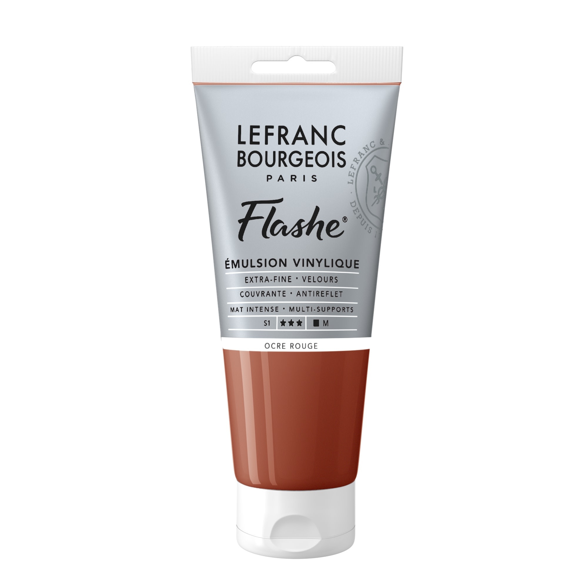 LEFRANC BOURGEOIS Flashe acrylique 80ml tube Ocre rouge