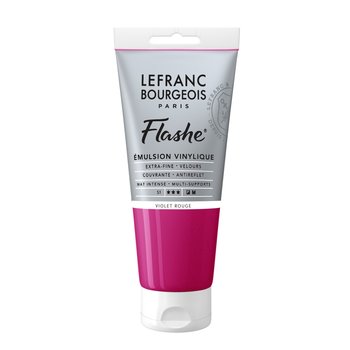 LEFRANC BOURGEOIS Flashe acrylique 80ml tube Violet rouge