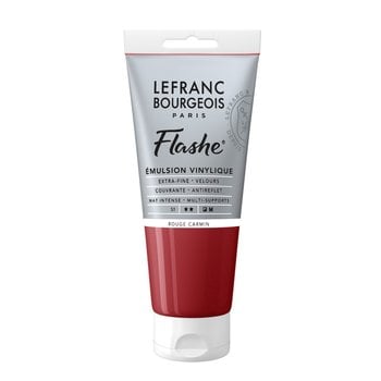 LEFRANC BOURGEOIS Flashe acrylique 80ml tube Rouge Carmin
