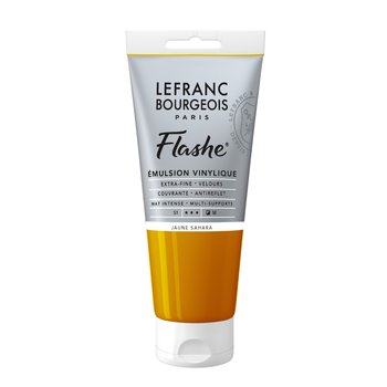 LEFRANC BOURGEOIS Flashe acrylique 80ml tube Jaune Sahara