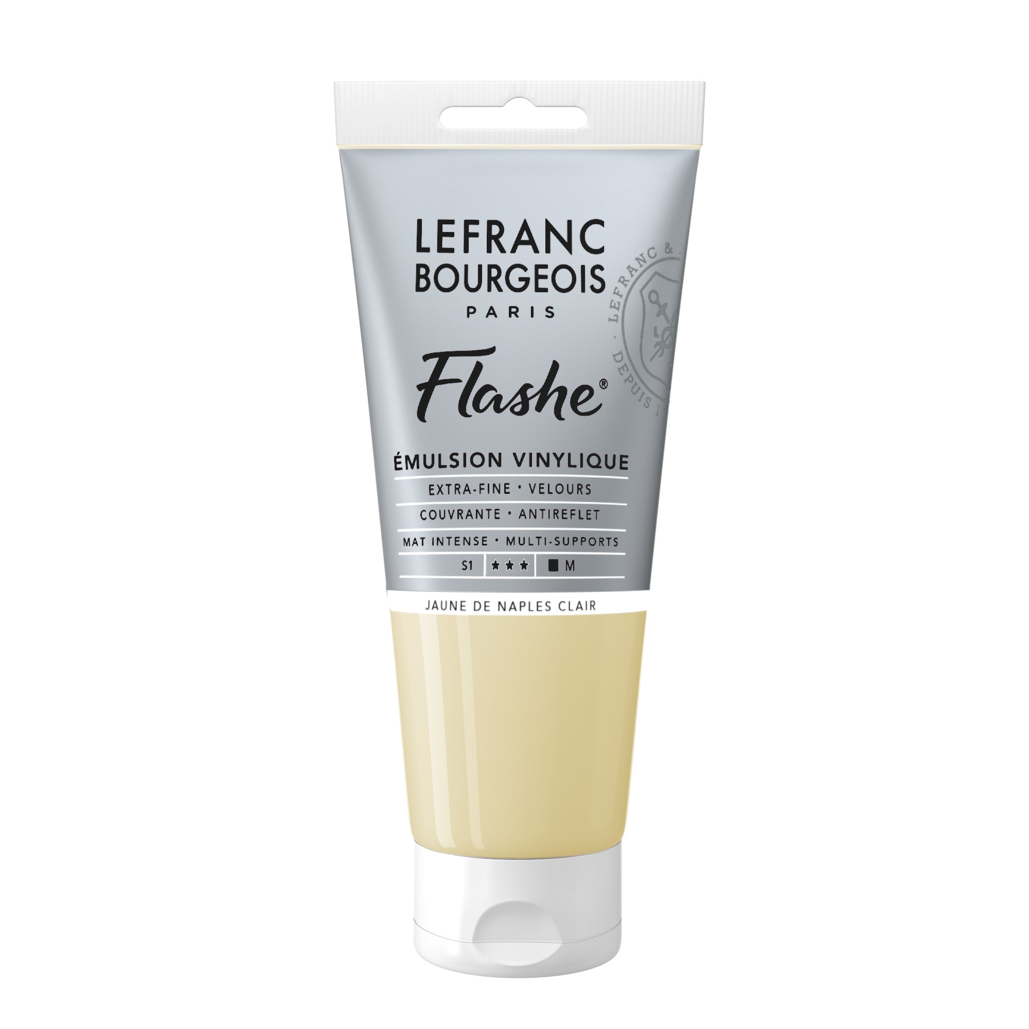 LEFRANC BOURGEOIS Flashe acrylique 80ml tube Jaune de Naples