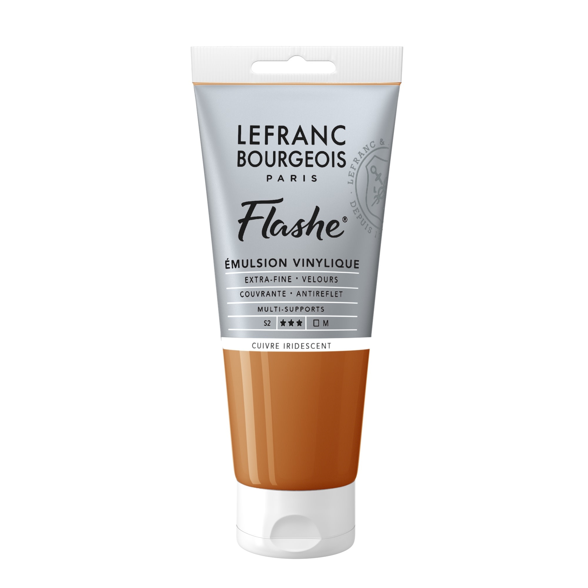 LEFRANC BOURGEOIS Flashe acrylique 80ml tube Cuivre iridescent