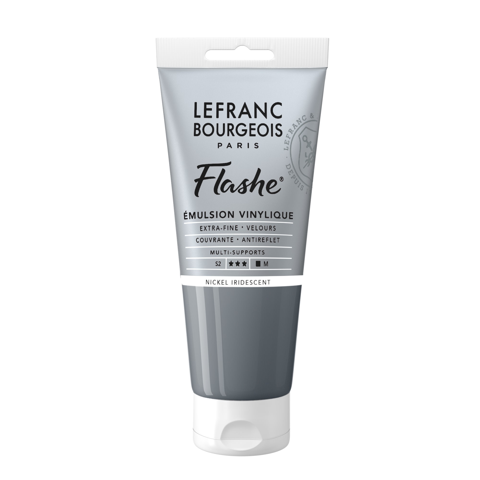 LEFRANC BOURGEOIS Flashe acrylique 80ml tube Nickel iridescent