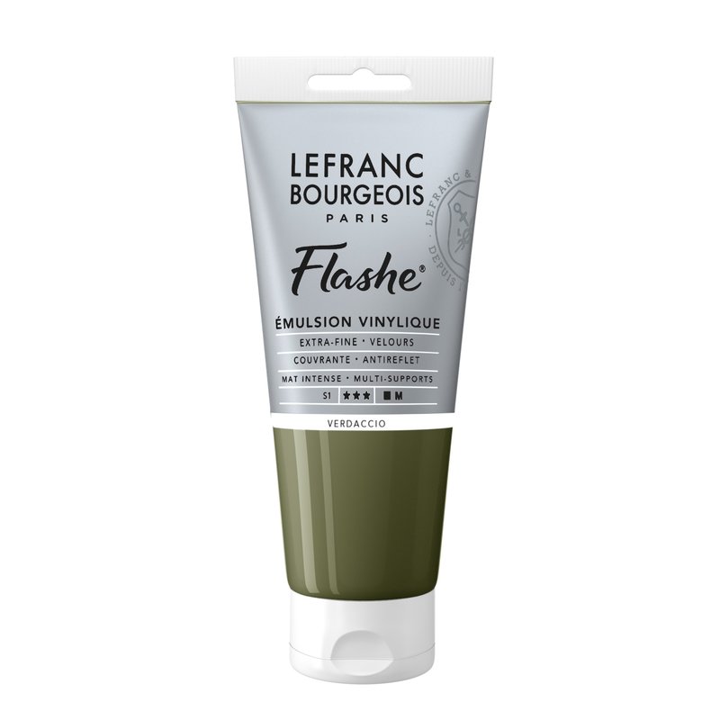 LEFRANC BOURGEOIS Flashe acrylique 80ml tube Verdaccio