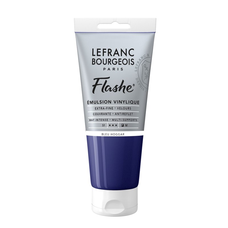 LEFRANC BOURGEOIS Flashe acrylique 80ml tube Bleu Hoggar