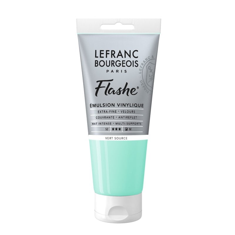 LEFRANC BOURGEOIS Flashe Acrylic 80Ml Tube Green Source