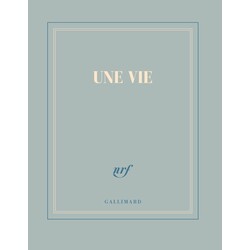 GALLIMARD Carnet carré couleur - Une vie